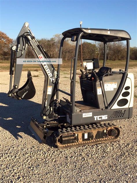 2013 terex tc16 mini excavator specs|ritchie specs terex mini.